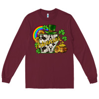 Burgundy Arkansas map St. Patrick's Long Sleeve Tee - CowGirlArtShop