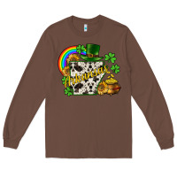 Chestnut Arkansas map St. Patrick's Long Sleeve Tee - CowGirlArtShop
