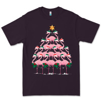 Plum Christmas Tree Flamingo Premium Tee - Bettercallsaul