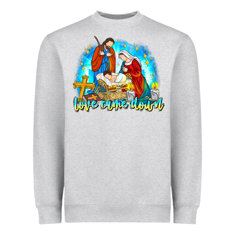 Love Came Down Heavyweight Sweatshirt by CowhideDigitalArt | Teevron