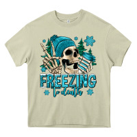 Mossy freezing to death winter skull Heavy Core Tee - Jasminsmagicworld