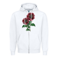 White 2 Chocolate sunflower Zipper Hoodie - LillyAllenDesigns
