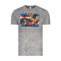 Cloud Rock 4th of july horseshoe Vintage Tee - CowGirlArtShop