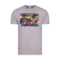 Vintage Zinc 4th of july horseshoe Vintage Tee - CowGirlArtShop