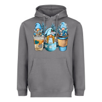 Storm winter coffee gnome Heavyweight Hoodie - BarkalooDesign