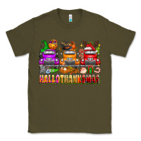 Army Green Hallothanksmas trucks Classic Tee - texasbilliewilder
