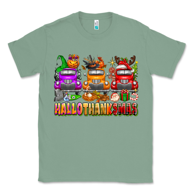 Hallothanksmas Trucks Classic Tee by texasbilliewilder | Teevron