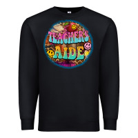 Black western groovy teachers aide Premium Sweatshirt - BarkalooDesign
