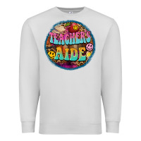 Dove Grey western groovy teachers aide Premium Sweatshirt - BarkalooDesign