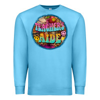 Ocean Blue western groovy teachers aide Premium Sweatshirt - BarkalooDesign