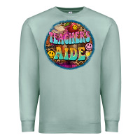 Seafoam western groovy teachers aide Premium Sweatshirt - BarkalooDesign