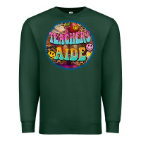 Sports Green western groovy teachers aide Premium Sweatshirt - BarkalooDesign