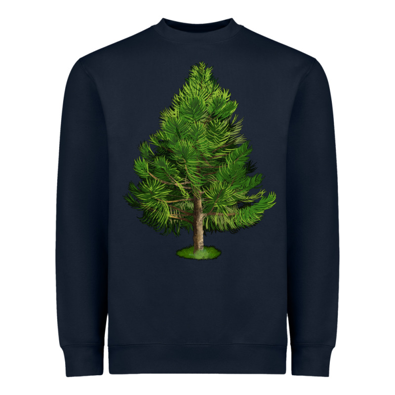 White Pine Tree Illustrations Heavyweight Sweatshirt by LillyAllenDesigns | Teevron
