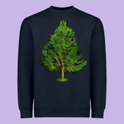 White Pine Tree Illustrations Heavyweight Sweatshirt Designed By Lillyallendesigns