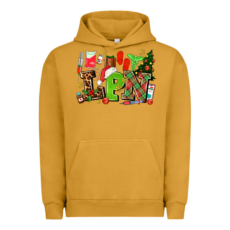 Lpn Christmas Nurse With Urban Hoodie by AdoDesignShop | Teevron