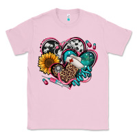 Bubblegum Pink nurse hearts Classic Tee - Jasminsmagicworld