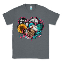 Charcoal Heather nurse hearts Classic Tee - Jasminsmagicworld
