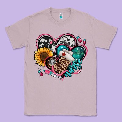 Nurse Hearts Classic Tee Designed By Jasminsmagicworld
