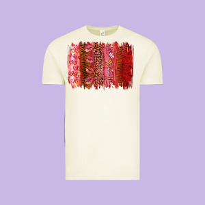 Valentine's Day Brushstrokes Vintage Tee Designed By Ranaportraitstore