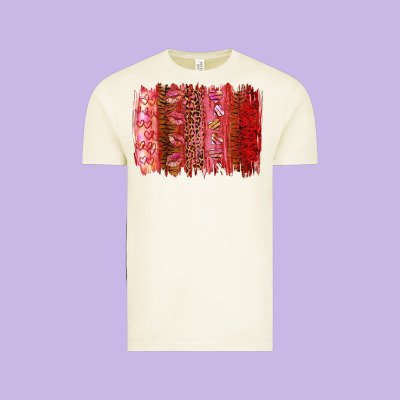 Valentine's Day Brushstrokes Vintage Tee Designed By Ranaportraitstore