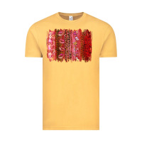 Vintage Mustard Valentine's Day Brushstrokes Vintage Tee - RanaPortraitStore