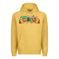 Antique Gold Happy thanksgiving Premium Hoodie - CowhideDigitalArt