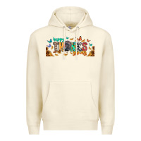 Sandshell Happy thanksgiving Premium Hoodie - CowhideDigitalArt