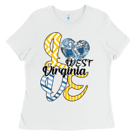 White Love West Virginia Ladies Tee - Bettercallsaul