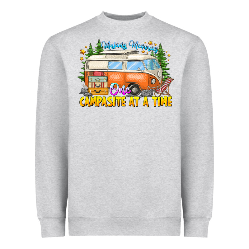 Making Memories Campsites Time Heavyweight Sweatshirt by CowhideDigitalArt | Teevron