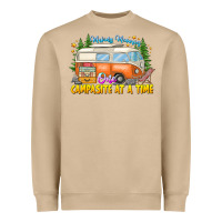 Mushroom Making Memories Campsites Time Heavyweight Sweatshirt - CowhideDigitalArt