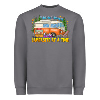 Storm Making Memories Campsites Time Heavyweight Sweatshirt - CowhideDigitalArt