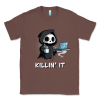 Chestnut killin' it shirt funny grim reaper halloween sarcasm Classic Tee - trangStudio