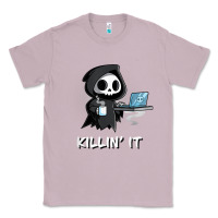 Lilac killin' it shirt funny grim reaper halloween sarcasm Classic Tee - trangStudio