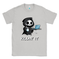 Moon Dust killin' it shirt funny grim reaper halloween sarcasm Classic Tee - trangStudio