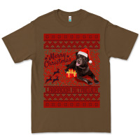 Cacao Merry Christmas Labrador Retriever Premium Tee - Bettercallsaul
