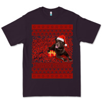 Plum Merry Christmas Labrador Retriever Premium Tee - Bettercallsaul