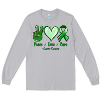 Moon Dust Peace Love Cure Liver Cancer Long Sleeve Tee - Jasminsmagicworld