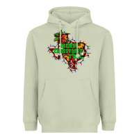 Matcha merry Christmas y'all Texas map Heavyweight Hoodie - BarkalooDesign
