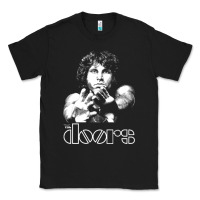 Black Jim Morrison Classic Tee - trangStudio