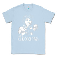 Dusty Blue Jim Morrison Classic Tee - trangStudio