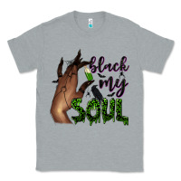 Heather Grey Black my soul Classic Tee - NancyCooperArtShop