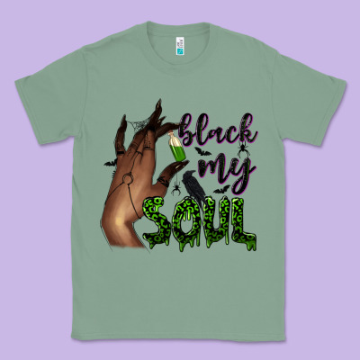 Black My Soul Classic Tee Designed By Nancycooperartshop