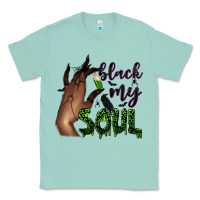 Seafoam Black my soul Classic Tee - NancyCooperArtShop
