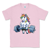 Bubblegum Pink Unicorn Weightlifting T Fitness Gym Deadlift Rainbow Gifts Party Men W Classic Tee - trangStudio