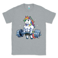 Heather Grey Unicorn Weightlifting T Fitness Gym Deadlift Rainbow Gifts Party Men W Classic Tee - trangStudio