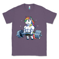 Lavender Unicorn Weightlifting T Fitness Gym Deadlift Rainbow Gifts Party Men W Classic Tee - trangStudio