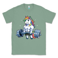 Sage Unicorn Weightlifting T Fitness Gym Deadlift Rainbow Gifts Party Men W Classic Tee - trangStudio