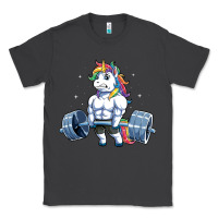 Unicorn Weightlifting T Fitness Gym Deadlift Rainbow Gifts Party Men W Classic Tee | Teevron