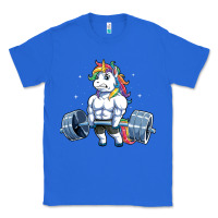 True Royal Unicorn Weightlifting T Fitness Gym Deadlift Rainbow Gifts Party Men W Classic Tee - trangStudio