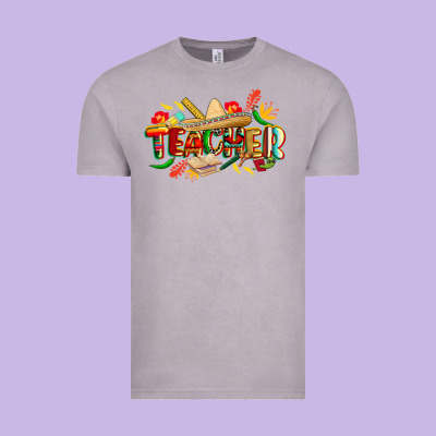 Cinco De Mayo Teacher Vintage Tee Designed By Cowgirlartshop